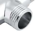 3-Way T Shape Diverter Shut Off Valve Shower Toilet Bidet Sprayer Water Adapter Chrome Color - 45-Degree Angle