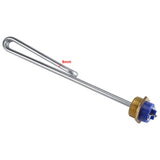 220V 3000W Stainless Steel Electric Immersion Heater Tube Water Heating Element - Close-Up Angle