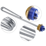 220V 3000W Stainless Steel Electric Immersion Heater Tube Water Heating Element - Low Angle
