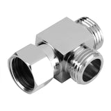 3 Way Brass Chrome Diverter G1/2