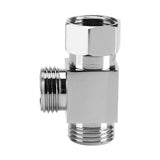 3 Way Brass Chrome Diverter G1/2