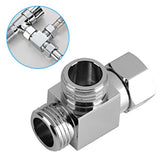 3 Way Brass Chrome Diverter G1/2" T Shape Adapter Value for Shower Arm Mounted