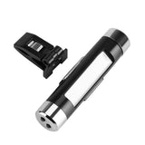 Clip On Truck Car LCD Thermometer Automotive Digital Backlight Clock Monitor Blue Backlight - Side View