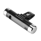 Clip On Truck Car LCD Thermometer Automotive Digital Backlight Clock Monitor Blue Backlight - Close-Up Angle