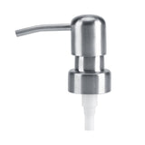 1Pc 304 Stainless Steel Liquid Soap Shampoo Silvery white Pump Kitchen Bathroom Use (for 2.5cm) - Front View