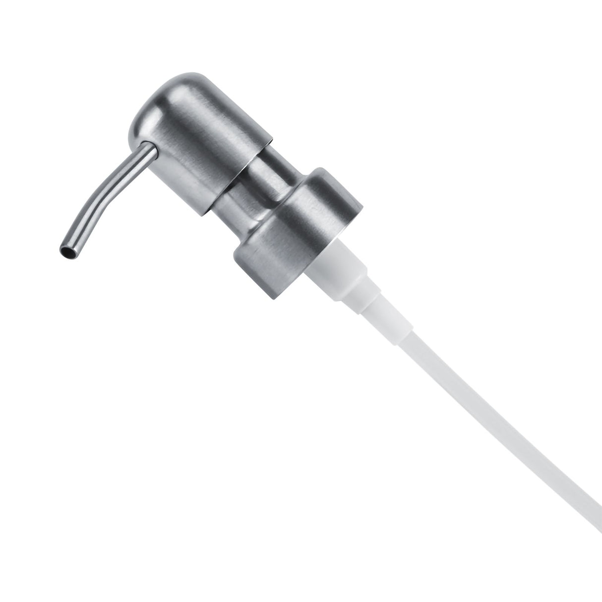 1Pc 304 Stainless Steel Liquid Soap Shampoo Silvery white Pump Kitchen Bathroom Use (for 2.5cm)