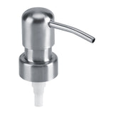 1Pc 304 Stainless Steel Liquid Soap Shampoo Silvery white Pump Kitchen Bathroom Use (for 2.5cm) - Rear View