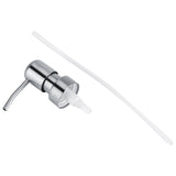 1Pc 304 Stainless Steel Liquid Soap Shampoo Silvery white Pump Kitchen Bathroom Use (for 2.5cm)