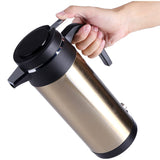 850mL 12V Portable in Car Stainless Steel Electric Heating Cup Boiling Water Bettle Travel Use