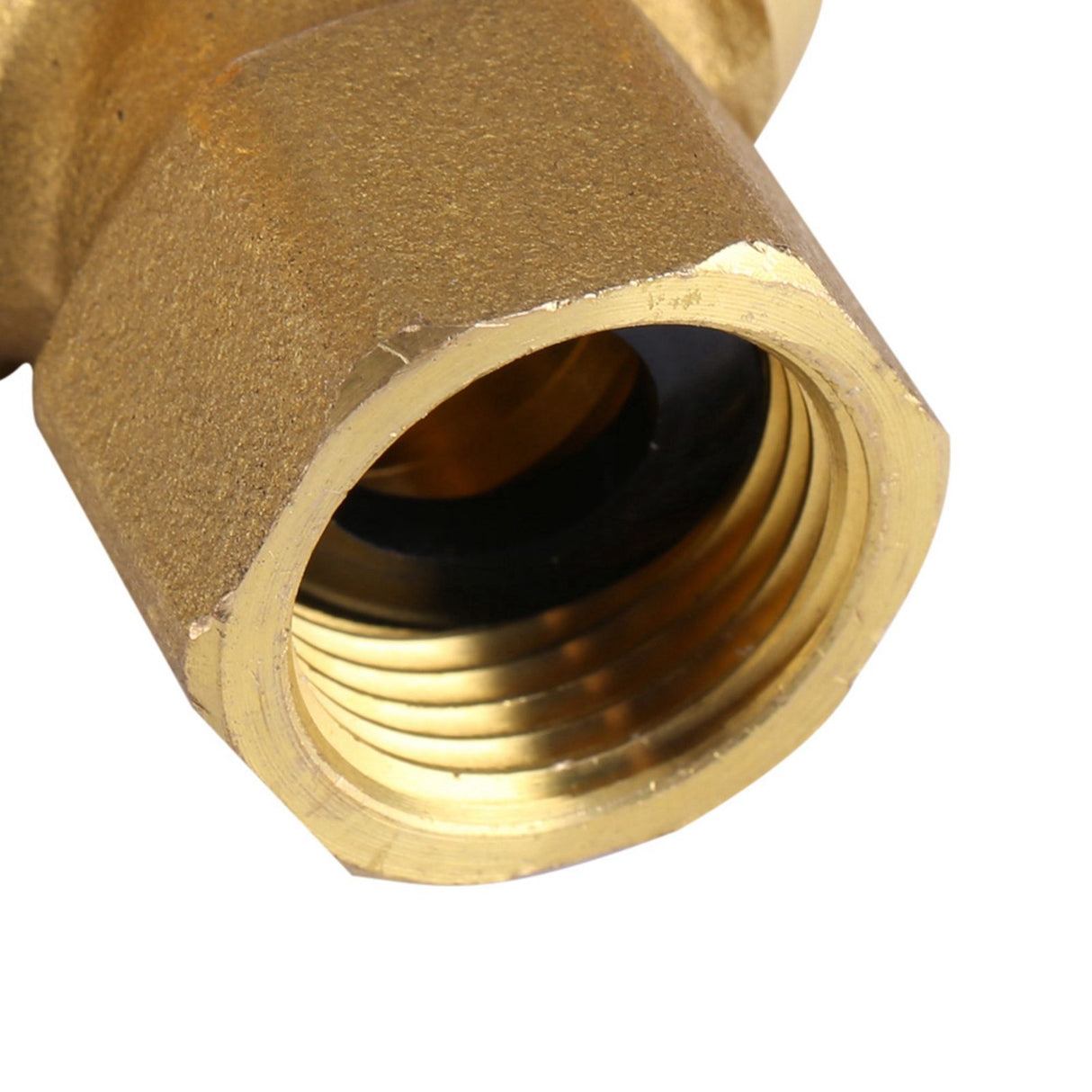 G1/2 Brass Garden Irrigation 2 Way Double Tap Hose Adapter Dual Faucet Connector