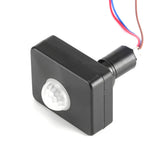 Black PIR Switch Infrared Motion Lighting Sensor Detector Wall Pavement Switch Outdoor - Top-Down View