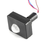 Black PIR Switch Infrared Motion Lighting Sensor Detector Wall Pavement Switch Outdoor
