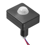 Black PIR Switch Infrared Motion Lighting Sensor Detector Wall Pavement Switch Outdoor