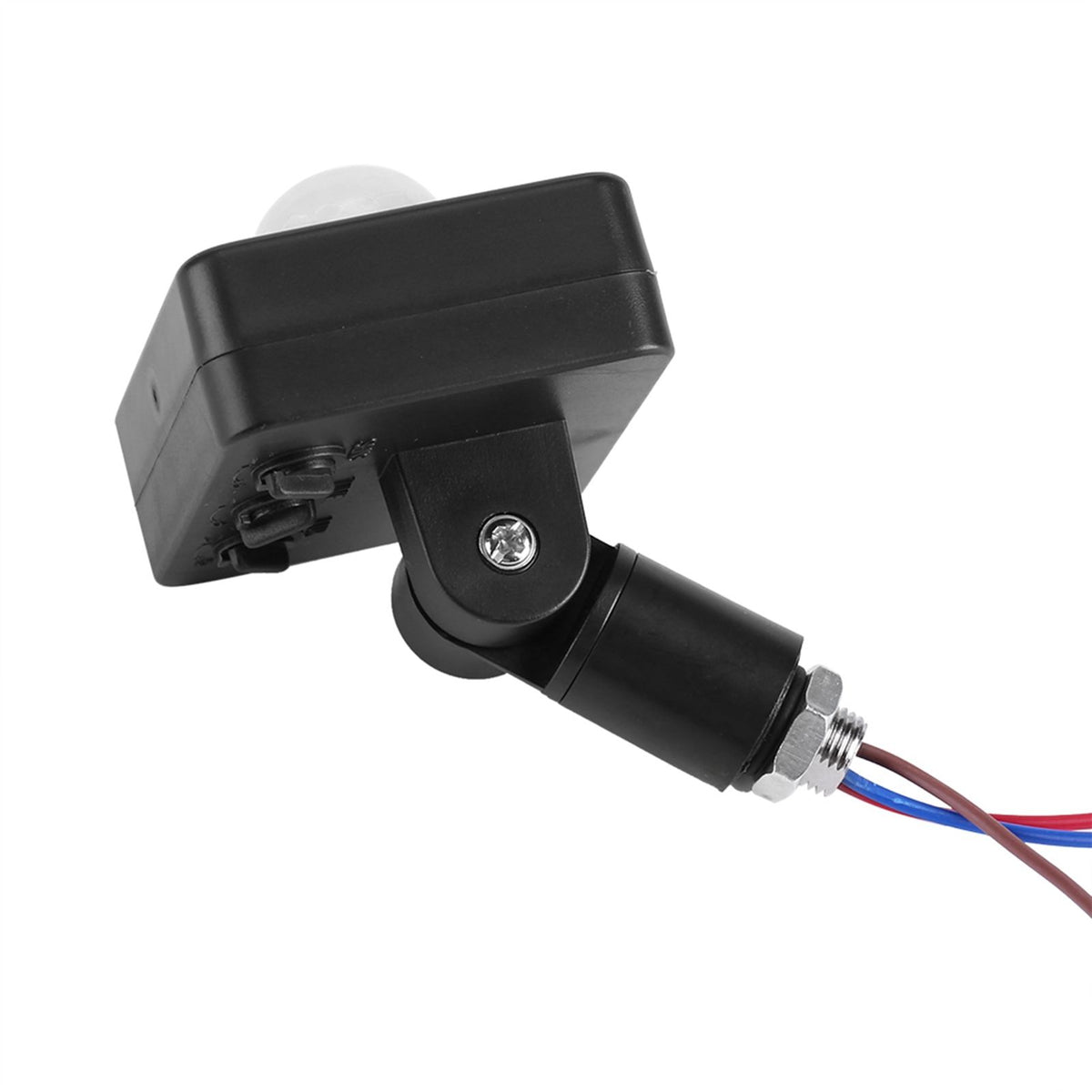 Black PIR Switch Infrared Motion Lighting Sensor Detector Wall Pavement Switch Outdoor
