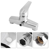 Zinc Alloy Bathroom Bathtub Single Handle Faucet Wall Mounted Bath Shower Valve Mixer Tap - Extra Image