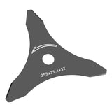 1pc 10" x 3T Brush Cutter Trimmer Blade 3 Tooth Replacement Black Color