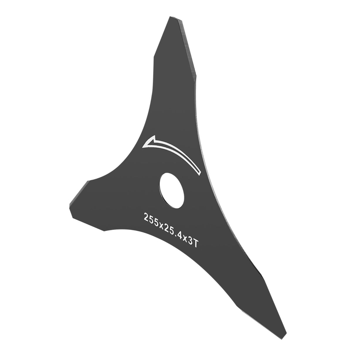 1pc 10" x 3T Brush Cutter Trimmer Blade 3 Tooth Replacement Black Color