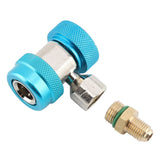 R134A/C Low High Quick Connector Air Conditioning Coupler Adapter Extractor Valve Core (Blue) - Extra Image