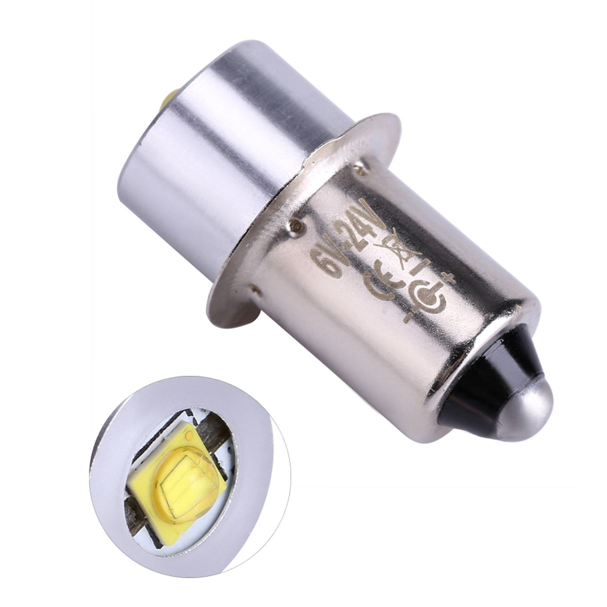 3W 6‑24V P13.5S High Bright LED Emergency Work Light Lamp Flashlight Replacement Bulb Torches