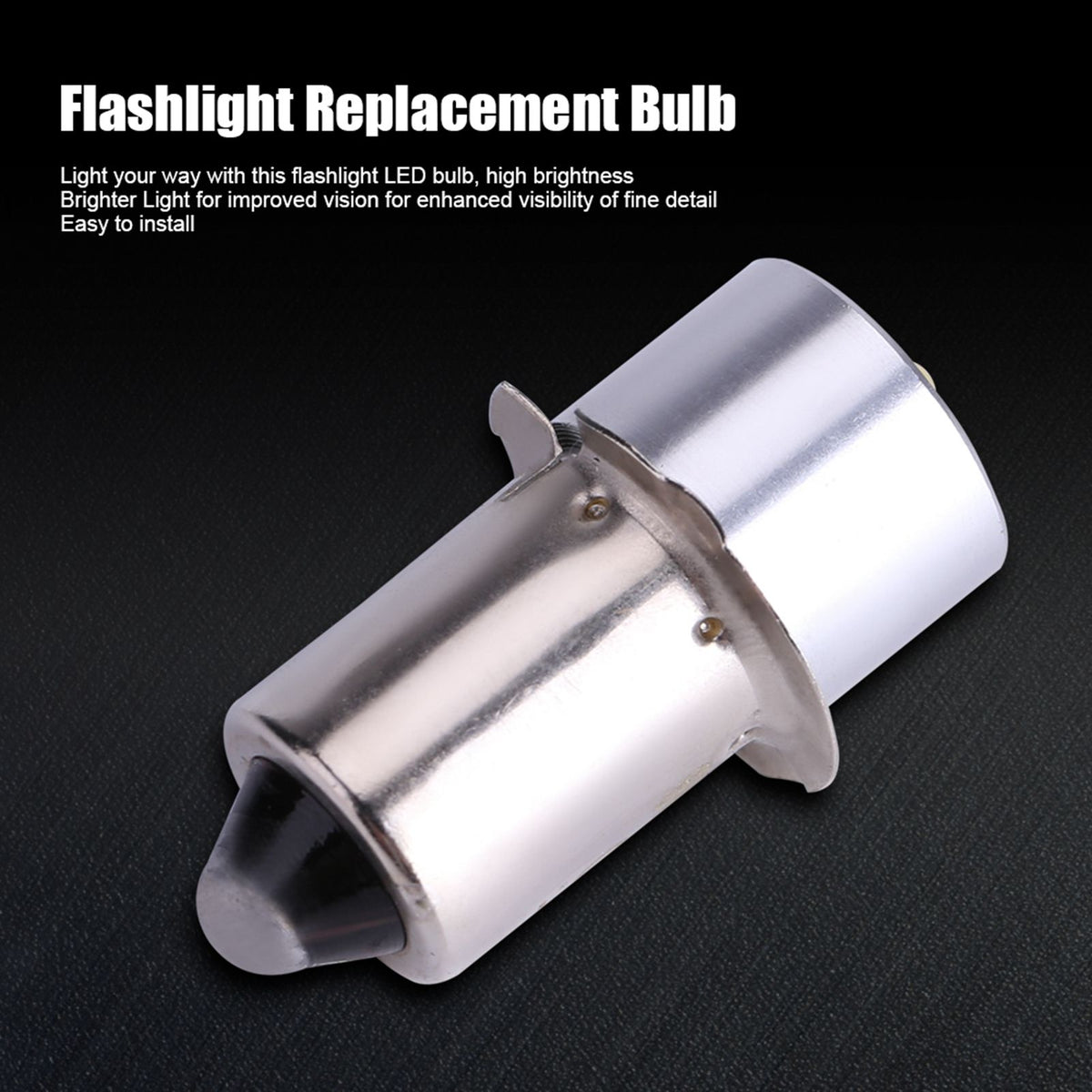 3W 6‑24V P13.5S High Bright LED Emergency Work Light Lamp Flashlight Replacement Bulb Torches