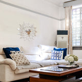 Sunflower Acrylic Mirror 3D Removable Wall Sticker Mirror Effect Decal for Bedroom TV Backgroun