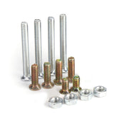 235*120*8mm Aluminum Router Table Insert Plate with 4 Rings and Screws for Woodworking Benches - Close-Up Angle