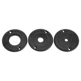 235*120*8mm Aluminum Router Table Insert Plate with 4 Rings and Screws for Woodworking Benches