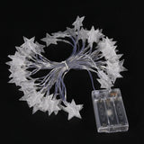 Battery Operated Led String Lights Ejoyous 6m 19ft 40 star Shape LED Lights Fairy Decorative Li