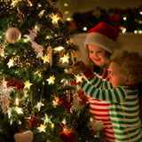Battery Operated Led String Lights Ejoyous 6m 19ft 40 star Shape LED Lights Fairy Decorative Li