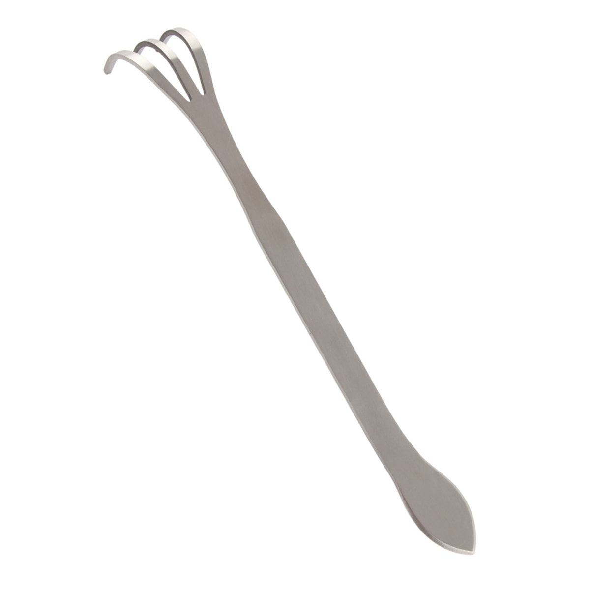 24CM Stainless Steel 3 Tines Plants Pot Rake Gardening Cultivator Soil Farming Tools