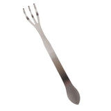 24CM Stainless Steel 3 Tines Plants Pot Rake Gardening Cultivator Soil Farming Tools