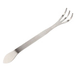 24CM Stainless Steel 3 Tines Plants Pot Rake Gardening Cultivator Soil Farming Tools
