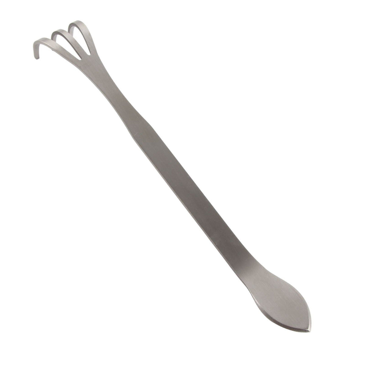 24CM Stainless Steel 3 Tines Plants Pot Rake Gardening Cultivator Soil Farming Tools