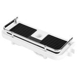 ABS Shower Rod Storage Shelf Organizer Tray Holder Practical Bathroom Accessory
