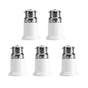 5pcs B22 Male to E27 Female Socket Base Bulb Adapter Converter Lamp Holders