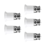 5pcs B22 Male to E27 Female Socket Base Bulb Adapter Converter Lamp Holders