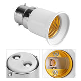 5pcs B22 Male to E27 Female Socket Base Bulb Adapter Converter Lamp Holders