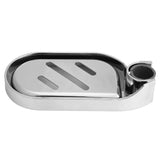 ABS Soap Dish Holder Adjustable Shower Rod Slide Practical Bathroom Gadget