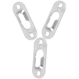40 Pcs Silver Tone Metal Keyhole Hanger Fasteners for Picture Frames Hang Wall Indoor