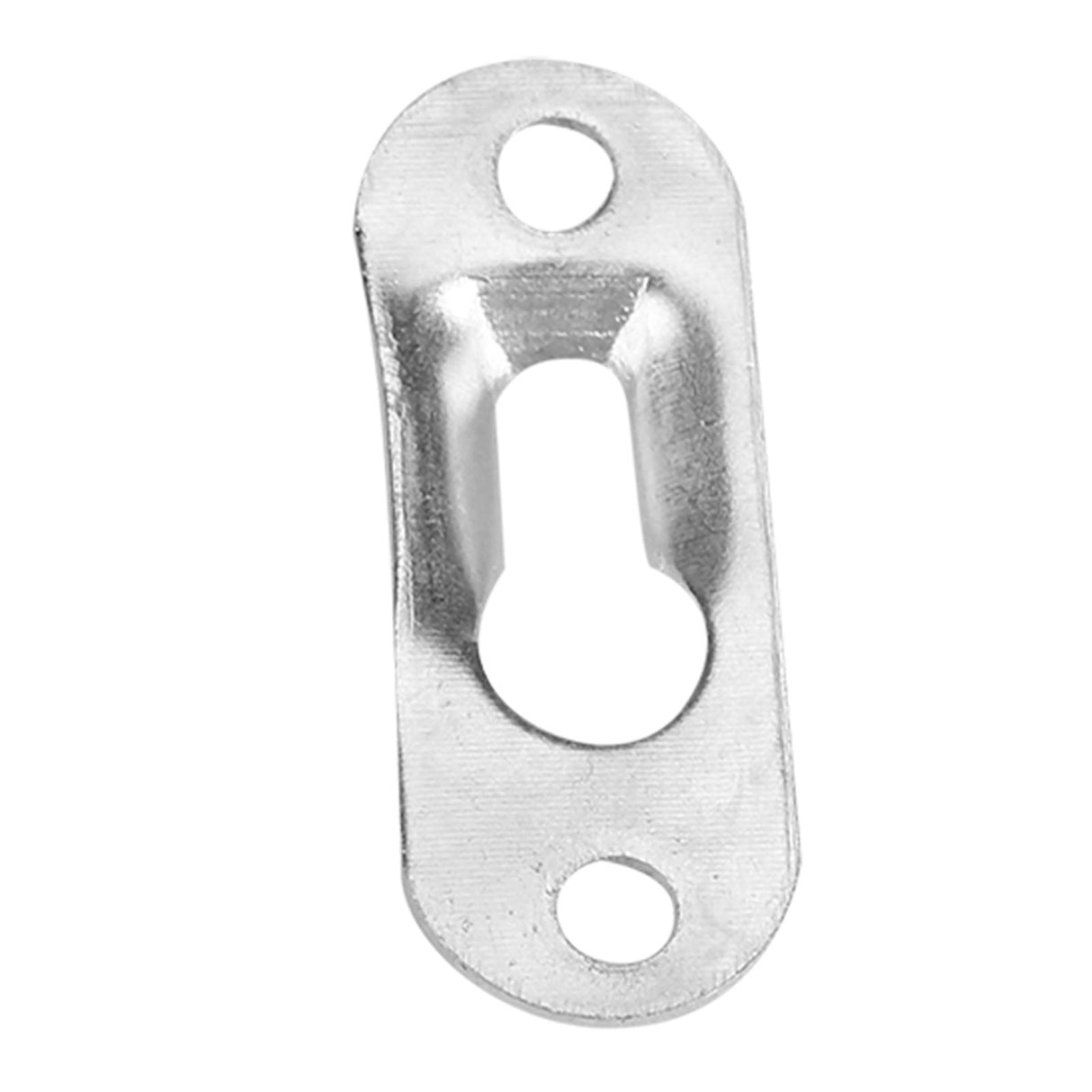 40 Pcs Silver Tone Metal Keyhole Hanger Fasteners for Picture Frames Hang Wall Indoor