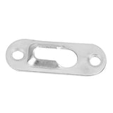 40 Pcs Silver Tone Metal Keyhole Hanger Fasteners for Picture Frames Hang Wall Indoor