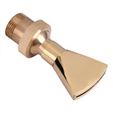 1/2" DN15&3/4" DN20 Fan Shaped Brass Fountain Nozzle Sprinkler Spray Head