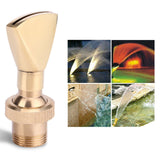 1/2" DN15&3/4" DN20 Fan Shaped Brass Fountain Nozzle Sprinkler Spray Head