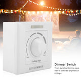 LED Light Adjustable Dimmer Switch Brightness Control IR Remote Controller 200W(220V) - Top-Down View