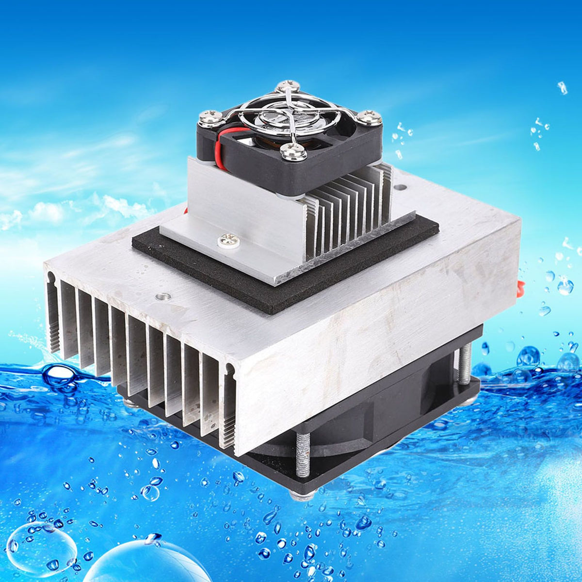 1Pcs DC12V Semiconductor Fridge/Refrigeration Cooling System DIY Kit Mini Air Conditioner