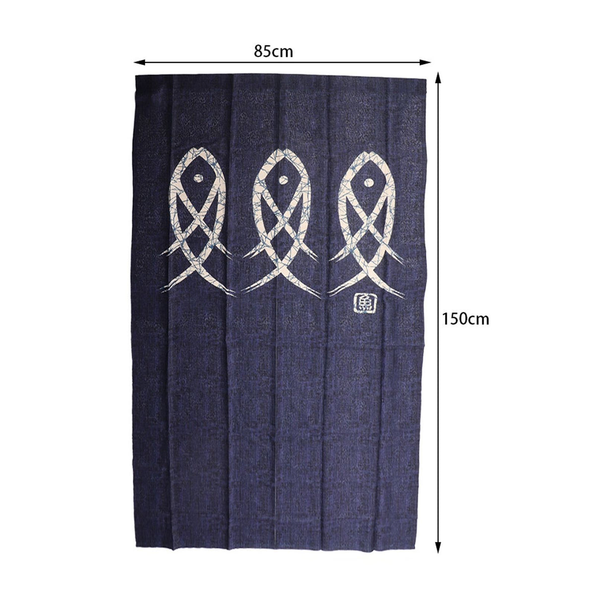 Fish Printed Doorway Room Door Curtains Divider Blind Living Room Kitchen Decor