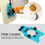 4mm-80mm Adjustable Drill Bit Cceramic/Glass/Marble Hole Saw Guide Sucker Base Locator - 45-Degree Angle