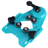 4mm-80mm Adjustable Drill Bit Cceramic/Glass/Marble Hole Saw Guide Sucker Base Locator - Extra Image