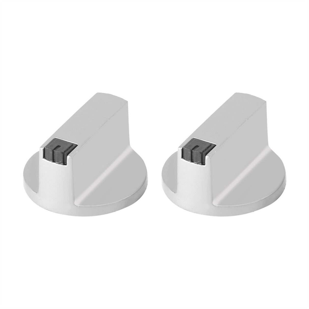 2Pcs 6mm Zinc Alloy Home Kitchen Gas Stove Knobs Cooker Oven Cooktop Metal Switch Control
