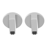 2Pcs 6mm Zinc Alloy Home Kitchen Gas Stove Knobs Cooker Oven Cooktop Metal Switch Control - Extra Image